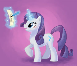 Size: 948x810 | Tagged: safe, artist:krowsy, artist:krowsy-art, rarity, pony, unicorn, drawing, solo