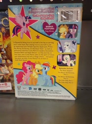 Size: 1936x2592 | Tagged: safe, derpibooru import, applejack, double diamond, fluttershy, night glider, pinkie pie, rainbow dash, twilight sparkle, twilight sparkle (alicorn), alicorn, pony, cutie mark quests, dvd, equal cutie mark, female, irl, mare, photo, target