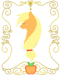 Size: 1024x1280 | Tagged: safe, artist:oosolareclipseoo, applejack, earth pony, pony, blonde mane, female, mare, missing accessory, orange coat, solo