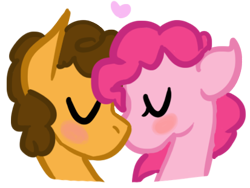 Size: 413x310 | Tagged: safe, artist:discorcl, cheese sandwich, pinkie pie, earth pony, pony, cheesepie, female, male, shipping, straight