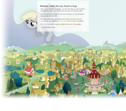 Size: 1370x1206 | Tagged: safe, derpibooru import, derpy hooves, pegasus, pony, derpibooru, female, mare, meta, ponyville