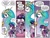 Size: 1348x1030 | Tagged: safe, edit, idw, princess celestia, spike, twilight sparkle, alicorn, dragon, pony, spoiler:comic, spoiler:comic40, baby, baby spike, bag, blushing, comic drama, grin, idw drama, nervous, nervous grin, praise the sun, saddle bag, smiling, sunbutt, sweat, swirly eyes, vulgar, younger