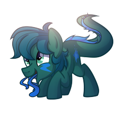 Size: 2199x2100 | Tagged: safe, artist:drawntildawn, derpibooru import, oc, oc only, oc:poison trail, monster pony, original species, tatzlpony, playful, solo, tentacle tongue, tentacles