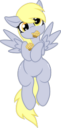 Size: 2370x5000 | Tagged: safe, artist:salemcat, derpy hooves, pegasus, pony, cute, food, muffin, simple background, solo, transparent background, vector