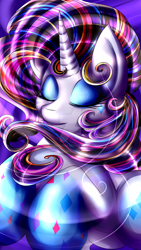 Size: 1024x1820 | Tagged: safe, artist:astroboygf, rarity, pony, unicorn, rainbow power, solo, watermark