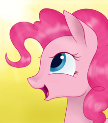 Size: 1024x1165 | Tagged: safe, artist:justbrohoof, pinkie pie, earth pony, pony, bust, portrait, solo