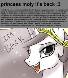 Size: 1320x1508 | Tagged: safe, artist:johnjoseco, princess celestia, alicorn, pony, female, princess molestia, text