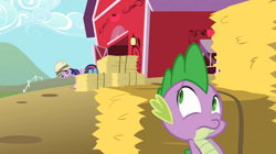 Size: 1054x592 | Tagged: safe, derpibooru import, screencap, spike, twilight sparkle, dragon, feeling pinkie keen