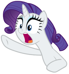 Size: 7000x7500 | Tagged: safe, artist:tardifice, rarity, pony, unicorn, the saddle row review, absurd resolution, open mouth, photoshop, raised leg, simple background, solo, transparent background, vector