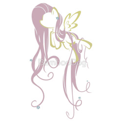 Size: 550x550 | Tagged: safe, artist:bamboodog, fluttershy, pegasus, pony, clothes, iphone case, merchandise, redbubble, shirt, solo, sticker