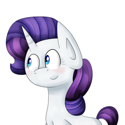 Size: 2500x2500 | Tagged: safe, artist:hurricanestarpegasus, rarity, pony, unicorn, blushing, foal, smiling, solo, younger