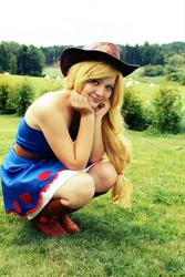 Size: 640x960 | Tagged: safe, artist:ida-cosplay, applejack, human, equestria girls, cosplay, irl, irl human, photo