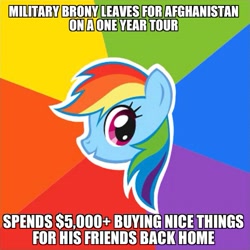 Size: 599x599 | Tagged: safe, derpibooru import, rainbow dash, pegasus, pony, exploitable meme, image macro, meme, solo