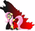 Size: 7000x6190 | Tagged: safe, artist:rexpony, fluttershy, kaiju, pegasus, pony, absurd resolution, armor, crossover, godzilla, godzilla (monsterverse), godzilla (series), godzilla 2014, godzillashy, simple background, solo, transparent background, vector