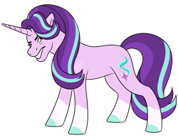 Size: 852x660 | Tagged: safe, artist:unicorngutz, starlight glimmer, pony, unicorn, coat markings, female, gritted teeth, mare, redesign, scar, simple background, socks (coat marking), solo, transparent background, unshorn fetlocks