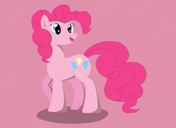 Size: 2074x1510 | Tagged: safe, artist:fred7162, pinkie pie, earth pony, pony, female, mare, pink coat, pink mane, simple background, solo