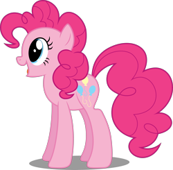 Size: 5000x4905 | Tagged: safe, artist:dashiesparkle, pinkie pie, earth pony, pony, absurd resolution, simple background, solo, transparent background, vector