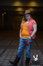 Size: 3264x4928 | Tagged: safe, applejack, human, cosplay, irl, irl human, photo