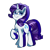 Size: 500x500 | Tagged: safe, artist:ren-kun070, rarity, pony, unicorn, raised hoof, simple background, smiling, solo, transparent background