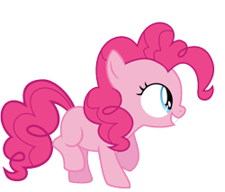 Size: 700x600 | Tagged: safe, artist:s.guri, pinkie pie, earth pony, pony, filly, simple background, smiling, transparent background, vector