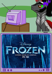 Size: 564x800 | Tagged: safe, derpibooru import, king sombra, pony, unicorn, disney, exploitable meme, frozen (movie), meme, obligatory pony, tv meme