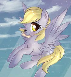 Size: 1963x2110 | Tagged: safe, artist:autumnvoyage, derpy hooves, pegasus, pony, female, mare, smiling, solo