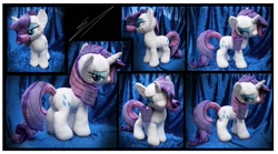 Size: 1280x712 | Tagged: safe, artist:nazegoreng, rarity, irl, photo, plushie, solo