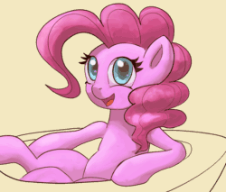 Size: 924x786 | Tagged: safe, artist:raikoh, pinkie pie, earth pony, pony, female, mare, pink coat, pink mane, simple background, solo