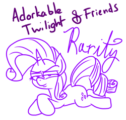 Size: 1280x1215 | Tagged: safe, artist:adorkabletwilightandfriends, rarity, pony, unicorn, simple background, solo