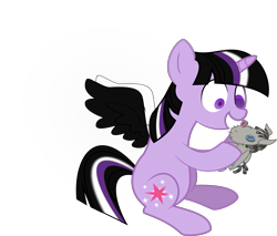 Size: 5295x4506 | Tagged: safe, artist:drgamer7065, derpibooru import, smarty pants, twilight sparkle, twilight sparkle (alicorn), alicorn, pony, absurd resolution, black and white mane, female, mare, pages of harmony, simple background, solo, transparent background, twilight snapple, vector