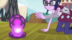 Size: 720x404 | Tagged: safe, derpibooru import, screencap, sci-twi, twilight sparkle, equestria girls, friendship games, animated, carnivore plant, dimensional cracks, i've seen enough hentai to know where this is going, magic, magic capture device, tentacles