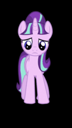 Size: 294x523 | Tagged: safe, screencap, starlight glimmer, pony, unicorn, the cutie re-mark, animated, cropped, female, filly, filly starlight glimmer, gif, pigtails, ribbon, solo, younger