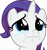 Size: 7529x7927 | Tagged: safe, artist:pink1ejack, rarity, pony, unicorn, the cart before the ponies, absurd resolution, crying, cute, inkscape, raribetes, sad, simple background, solo, that was fast, transparent background, vector