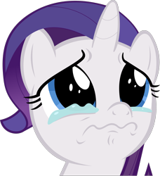 Size: 2100x2303 | Tagged: safe, artist:bluetech, rarity, pony, unicorn, the cart before the ponies, .svg available, bust, crying, filly, filly rarity, inkscape, lip quiver, portrait, simple background, solo, transparent background, vector, waterworks activated