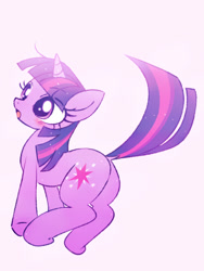 Size: 600x800 | Tagged: safe, artist:nmnkgskds, derpibooru import, twilight sparkle, :o, blushing, dock, pixiv, plot, solo