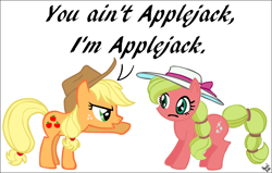 Size: 1100x700 | Tagged: safe, artist:ninjapaul, applejack, earth pony, pony, cowboys and equestrians, mad (tv series), mad magazine, maplejack