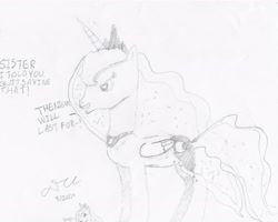 Size: 3144x2512 | Tagged: safe, artist:coldfire, princess celestia, princess luna, alicorn, pony, traditional art