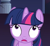 Size: 446x413 | Tagged: safe, derpibooru import, screencap, twilight sparkle, indoors, last stand of harmony, off model, poniverse, solo, wat