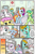 Size: 1800x2740 | Tagged: safe, artist:candyclumsy, derpibooru import, fleur-de-lis, lightning dust, nurse redheart, sassy saddles, earth pony, pegasus, pony, unicorn, comic:bad case of sunburn, comic:fusing the fusions, cabinet, comic, commissioner:bigonionbean, dialogue, fusion, hat, hospital, lotion, medicine, microsoft, nurse hat, ointment, random pony, sketch, sunburn, windows, writer:bigonionbean