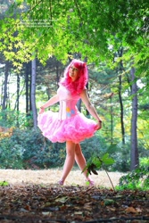 Size: 730x1095 | Tagged: safe, artist:pinapplegum, pinkie pie, human, cosplay, irl, irl human, photo