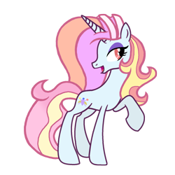 Size: 1536x1536 | Tagged: safe, artist:motownwarrior01, derpibooru import, fleur-de-lis, sassy saddles, oc, oc:exquisite attire, unicorn, commissioner:bigonionbean, fusion, fusion:exquisite attire, original character do not steal