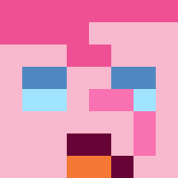 Size: 256x256 | Tagged: safe, artist:liracrown, pinkie pie, earth pony, pony, female, mare, minimalist, pink coat, pink mane, pixel art