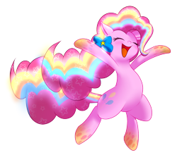 Size: 1528x1344 | Tagged: safe, artist:phoenixperegrine, pinkie pie, earth pony, pony, rainbow power, smiling, solo