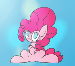 Size: 1238x1092 | Tagged: safe, artist:mr. rottson, pinkie pie, earth pony, pony, alone, pinkamena diane pie, sitting