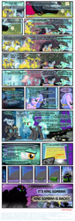 Size: 940x2771 | Tagged: safe, artist:ponymaan, derpibooru import, king sombra, lyra heartstrings, oc, pony, unicorn, comic:by skywalker's hand, comic, royal guard