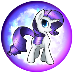 Size: 2539x2539 | Tagged: safe, artist:flamevulture17, rarity, pony, unicorn, female, horn, mare, orb, purple mane, solo, white coat