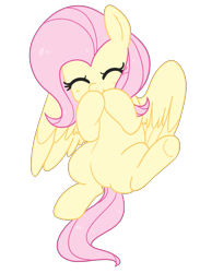 Size: 1280x1748 | Tagged: safe, artist:pegacornss, fluttershy, pegasus, pony, cute, eyes closed, female, mare, shyabetes, simple background, solo, transparent background