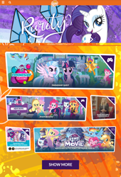 Size: 720x1059 | Tagged: safe, applejack, fluttershy, pinkie pie, rainbow dash, rarity, sci-twi, silverstream, smolder, spike, sunset shimmer, twilight sparkle, twilight sparkle (alicorn), alicorn, dragon, better together, equestria girls, my little pony: the movie, applejack's hat, clothes, cowboy hat, equestria girls forever, equestria girls logo, fashion photo booth, female, geode of empathy, geode of shielding, geode of super strength, geode of telekinesis, glasses, hat, humane five, humane seven, humane six, irl, laura schuffman, looking at you, magical geodes, male, mane six, my little pony logo, official, one eye closed, photo, pinkie pie and the cupcake calamity, ponytail, rainbow dash brings the blitz, rarity month, school of friendship, twilight sparkle's science fair sparks, website, winged spike, wink