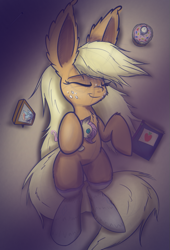 Size: 613x900 | Tagged: safe, artist:heir-of-rick, derpibooru import, applejack, fluttershy, rainbow dash, earth pony, pegasus, pony, book, clothes, cupcake, doctor who, ear fluff, impossibly large ears, loose hair, on back, picture, plushie, sketch, sleeping, socks, solo