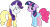 Size: 900x480 | Tagged: safe, artist:misskicha, derpibooru import, applejack, fluttershy, pinkie pie, rainbow dash, rarity, twilight sparkle, twilight sparkle (alicorn), alicorn, earth pony, hybrid, pony, body sharing, female, flarijack, fusion, mane six, partial body swap, simple background, transparent background, twidashpie, vector